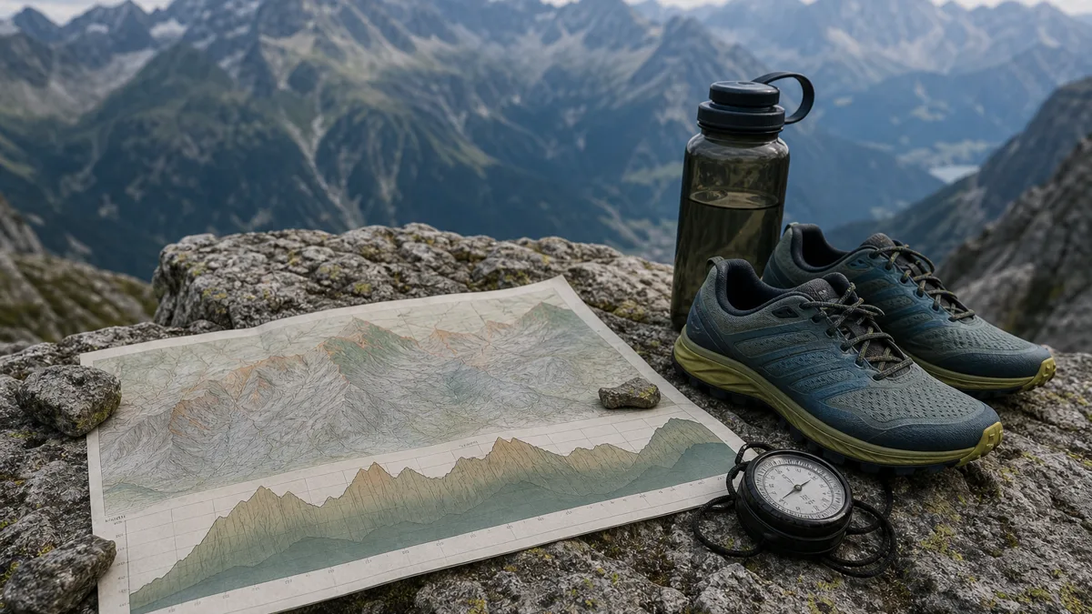 Läufer beim Ausdauertraining in alpiner Höhenlage