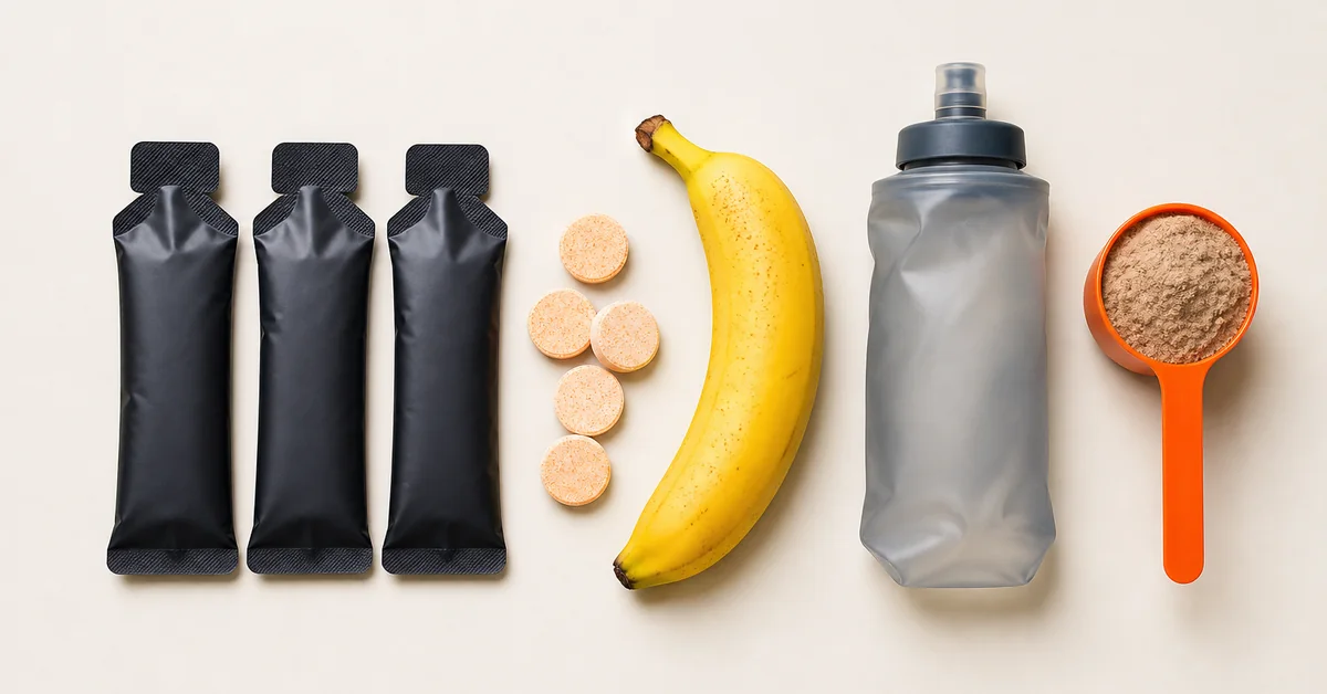 Sportgerechte Mahlzeit mit Kohlenhydraten und Proteinen für Läufer